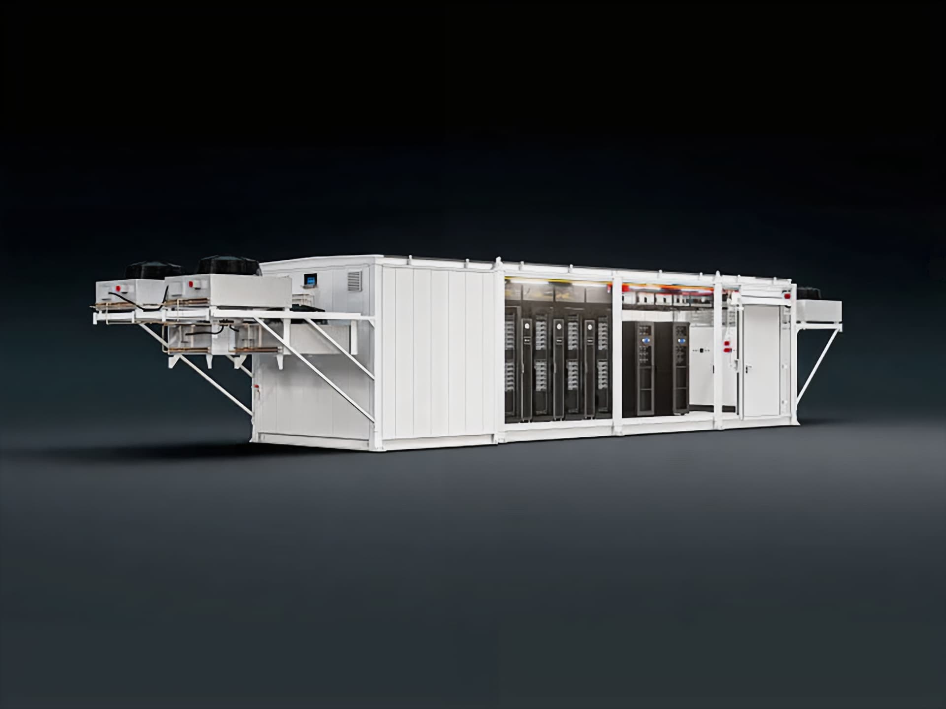 Container Data Center Background